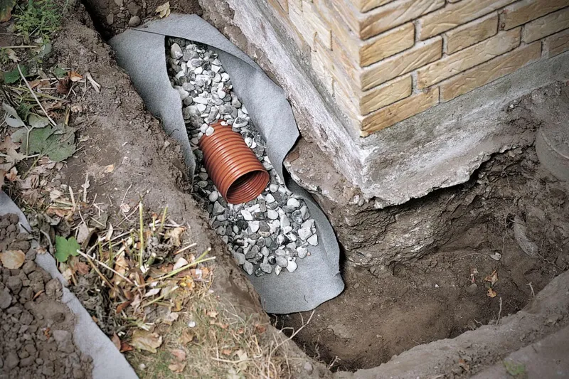 Hur dränering runt huset skyddar mot fukt i grunden